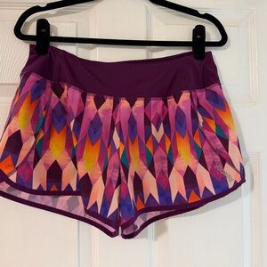 Reebok Women's Colorful Patterned Athletic Shorts